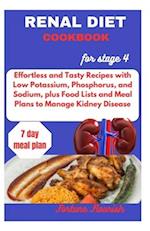 Renal Diet Cookbook for Stage 4