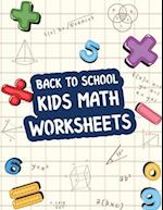 Back to School Kids Math Worksheet