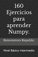 160 Ejercicios para aprender Numpy.