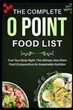 The Complete 0 Point Food List