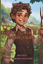 Harvest festival in a halfling village