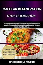 Macular Degeneration Diet Cookbook