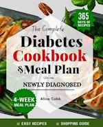 The Complete Diabetic Cookbook & Meal Plan for the Newly Diagnosed