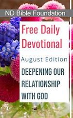 Free Daily Devotional August 2024 Edition