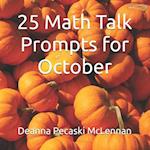 25 Math Talk Prompts for October