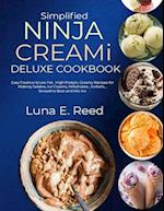 Simplified NINJA CREAMi Deluxe Cookbook