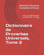 Dictionnaire de Proverbes Universels, Tome 2