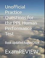 Unofficial Practice Questions for the PPL Human Performance Test