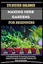 Making Herb Gardens for Beginners