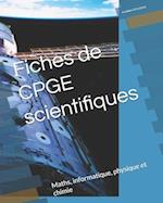 Fiches de CPGE scientifiques