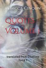 Quotes Volume 1