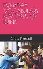 Everyday Vocabulary for Types of Drink