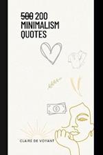 200 Minimalism Quotes