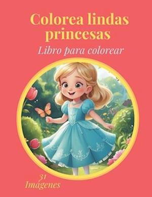 Colorea lindas princesas