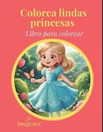 Colorea lindas princesas