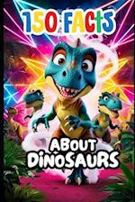 150 Facts About Dinosaurs. Dinosaur books for kids. Fun facts for kids.