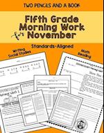 Fifth Grade Morning Work for November 