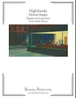 Nighthawks Cross Stitch Pattern - Edward Hopper