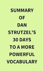Summary of Dan Strutzel's 30 Days to a More Powerful Vocabulary