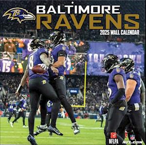 Baltimore Ravens 2025 12x12 Team Wall Calendar