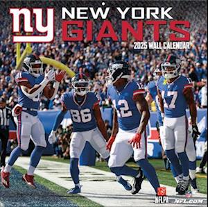 New York Giants 2025 12x12 Team Wall Calendar