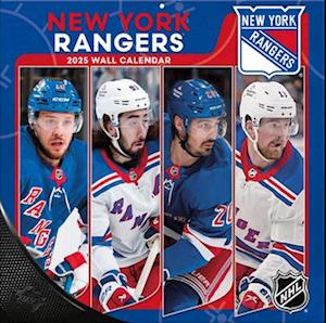 New York Rangers 2025 12x12 Team Wall Calendar