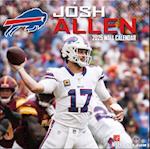 Buffalo Bills Josh Allen 2025 12x12 Player Wall Calendar