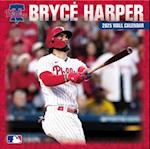 Philadelphia Phillies Bryce Harper 2025 12x12 Player Wall Calendar