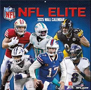 NFL Elite 2025 12x12 Wall Calendar
