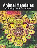 Animal Mandalas Coloring Book for Adults