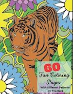 Fun Coloring Pages: With different patterns on the back 