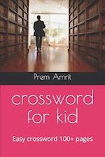 crossword for kid: Easy crossword 100+ pages 