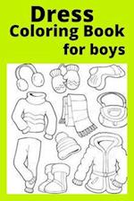 Dress Coloring Book for boys 