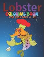 Lobster Coloring Book For Kids Ages 4-12 