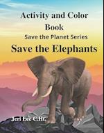 Save the Elephant Activity and Color