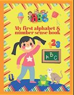 My first alphabet & number sense book: Children book 