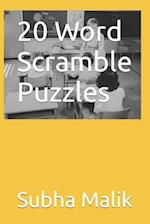 20 Word Scramble Puzzles 