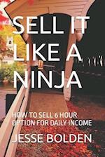 SELL IT LIKE A NINJA: HOW TO SELL 6 HOUR OPTION FOR DAILY INCOME 