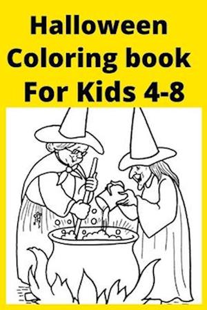 Halloween Coloring book For Kids 4-8