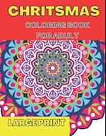Chritsmas Coloring Book For Adult Large Print