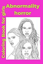 Abnormality horror Coloring Book for girls 