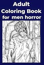 Adult Coloring Book for men horror