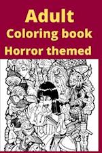 Adult Coloring book Horror themed