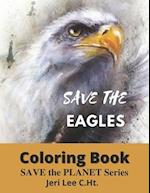 Save The Eagles Adult coloring book