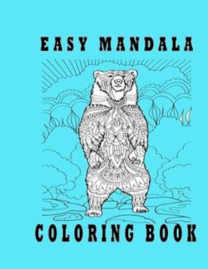 easy mandala coloring book