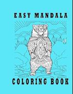 easy mandala coloring book