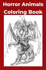 Horror Animals Coloring Book 