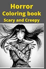 Horror Coloring book Scary and Creepy 