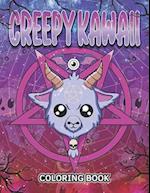 Creepy Kawaii Coloring Book: A Creepy Coloring Book for Kids & Girls with Cute Spooky Illustrations 