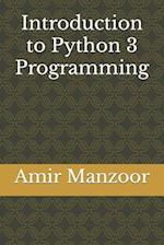 Introduction to Python 3 Programming 